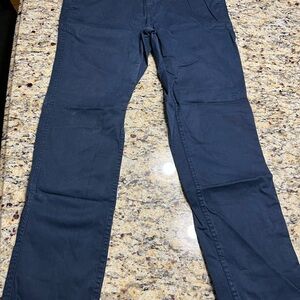 George Classic Navy Slim Trousers